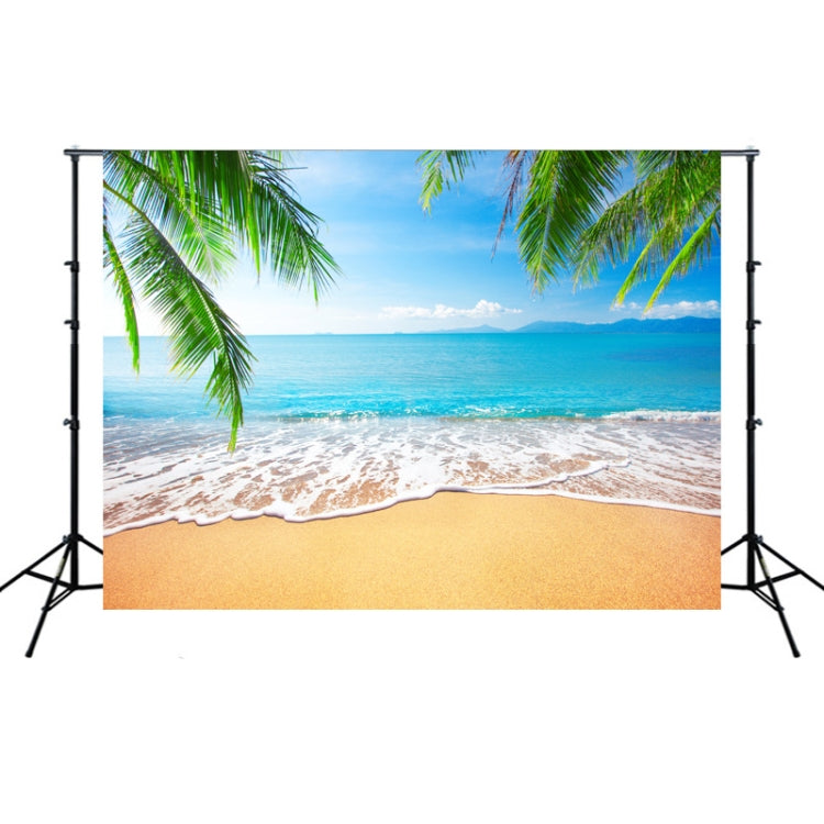 2.1m x 1.5m Coconut Tree Sea View Photography Cloth - Camera Accessories by buy2fix | Online Shopping UK | buy2fix