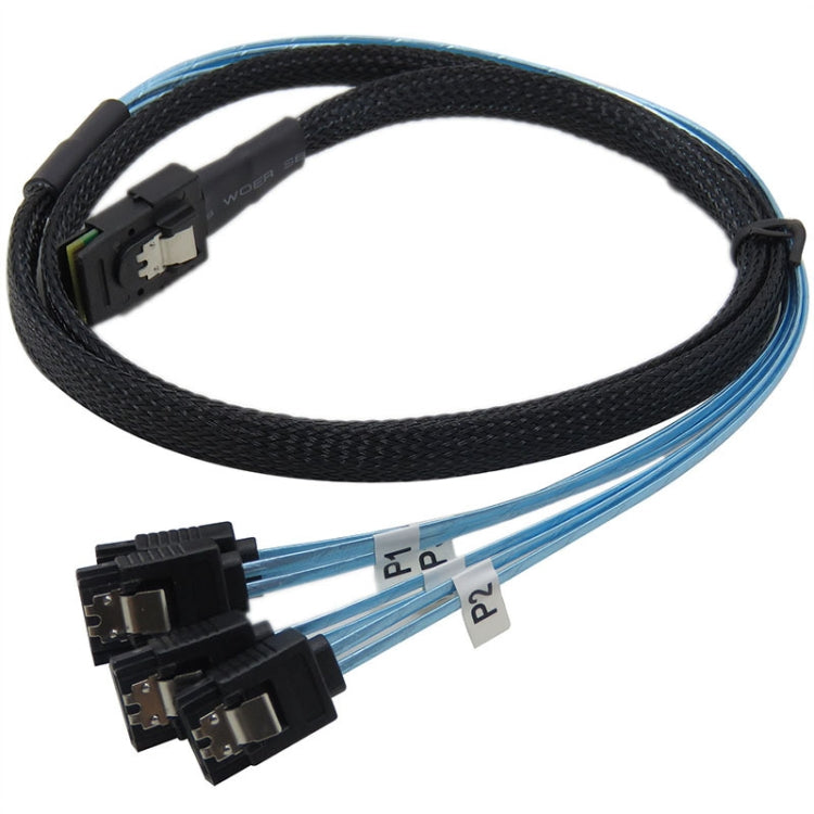 Mini SAS 36Pin SFF 8087 To 4 X 7P SATA Server ,Cable Length: 50cm - eSATA & SATA & IDE by buy2fix | Online Shopping UK | buy2fix