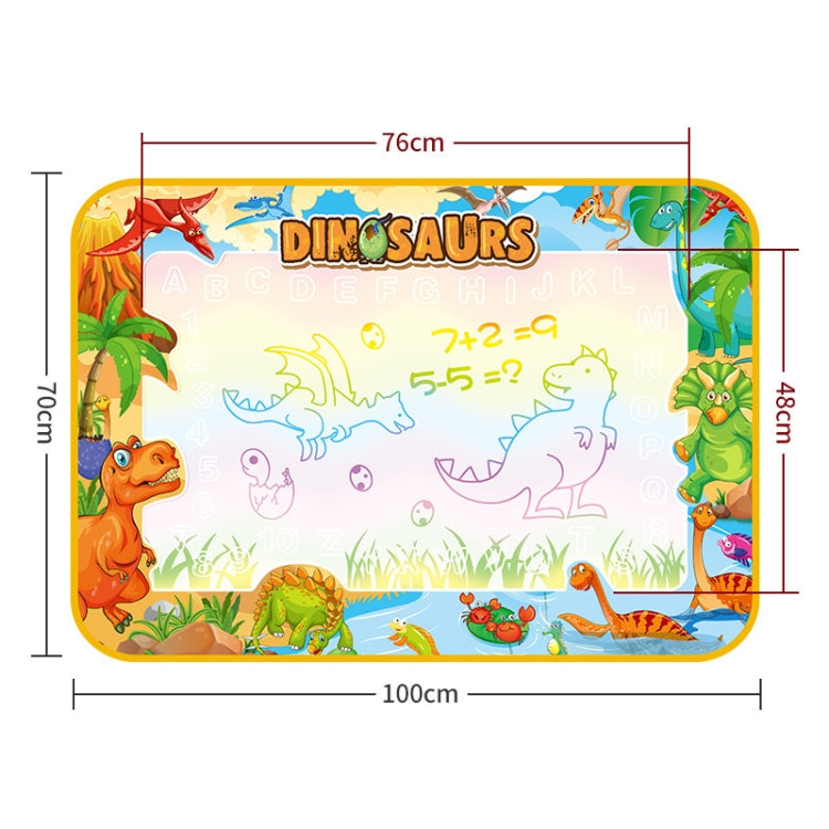 Children Luminous Magic Graffiti Water Drawing Mat, Size: 100 x 70cm, Style: Complete Set - Drawing Toys by buy2fix | Online Shopping UK | buy2fix