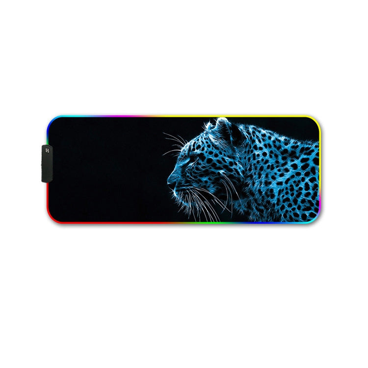 260x390x3mm F-01 Rubber Thermal Transfer RGB Luminous Non-Slip Mouse Pad(Ice Lend) - Mouse Pads by buy2fix | Online Shopping UK | buy2fix