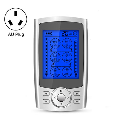 24-Mode Digital Electronic Pulse Massager Intelligent Whole Body Physical Therapy Meridian Massager, Specification: AU Plug( Silver) - Massage & Relaxation by buy2fix | Online Shopping UK | buy2fix