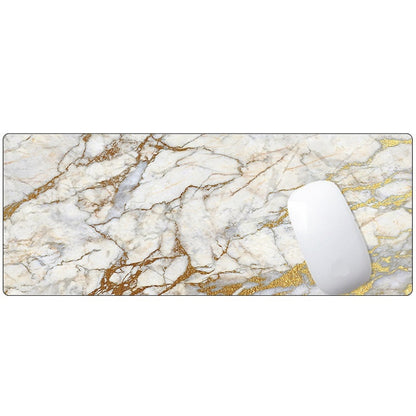 300x800x3mm Marbling Wear-Resistant Rubber Mouse Pad(Yellow Marble) - Mouse Pads by buy2fix | Online Shopping UK | buy2fix