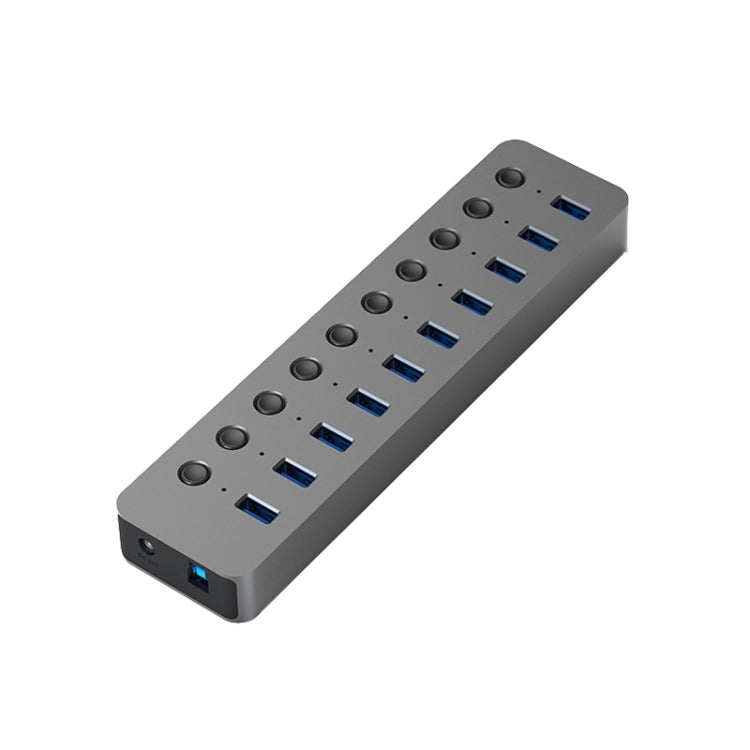 Blueendless USB Splitter Aluminum Alloy QC Fast Charge Expander, Number of interfaces: 10-port (12V4A Power) - USB HUB by Blueendless | Online Shopping UK | buy2fix