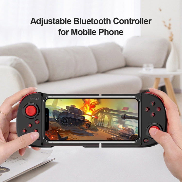 IPEGA PG-9217 Stretching Bluetooth Wireless Mobile Phone Direct Connection For Android / iOS / Nintendo Switch / PC / PS3 Game Handle(Black Red) - Gamepads by IPEGA | Online Shopping UK | buy2fix