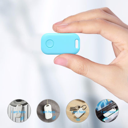 2 PCS S6 Square Bluetooth Anti-Lost Device Key Luggage Tracking Device Two-Way Alarm(Blue) - Security by buy2fix | Online Shopping UK | buy2fix