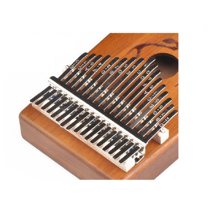 17-Tone Beginner Finger Piano Deer Head Kalimba Thumb Piano(Retro) - Keyboard Instruments by buy2fix | Online Shopping UK | buy2fix
