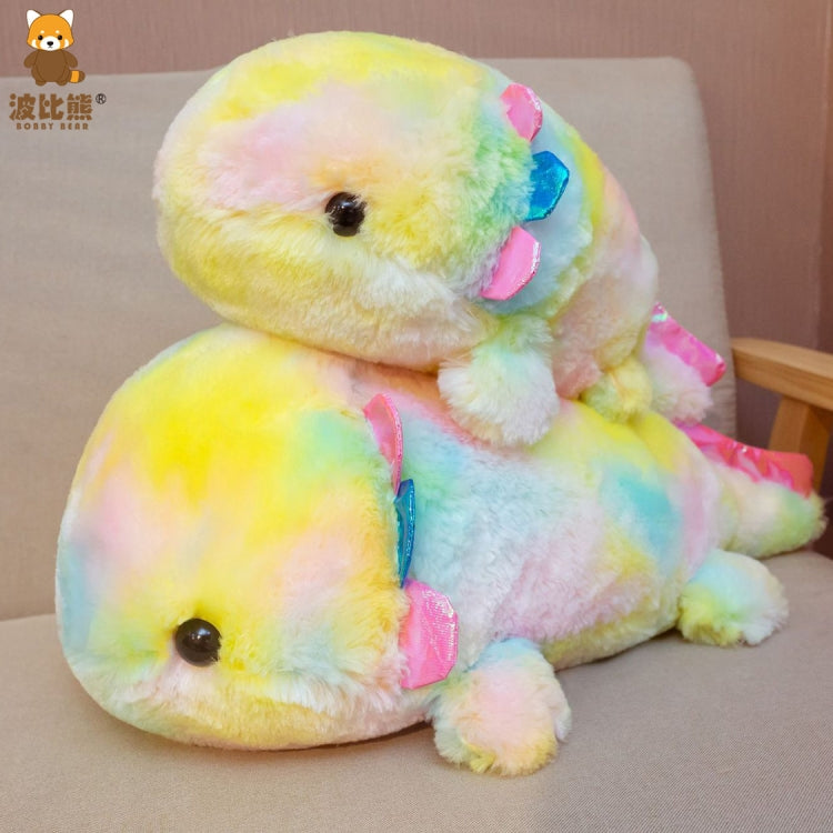 3 PCS Rainbow Color Doll Fish Plush Toy 40cm 0.25kg(Rainbow Yellow) - Soft Toys by buy2fix | Online Shopping UK | buy2fix