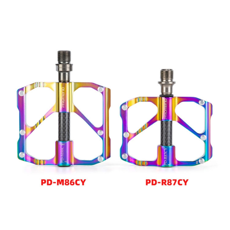 1 Pair PROMEND Three Peilin Bearing Aluminum Alloy CNC Bicycle Colorful Pedal PD-M86CY - Pedals by PROMEND | Online Shopping UK | buy2fix