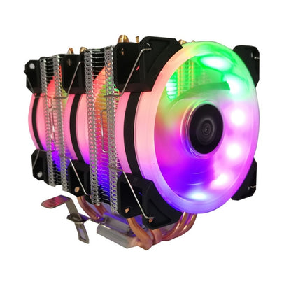 COOL STORM CT-4U-9cm Heat Pipe Dual-Tower CPU Radiator Copper Pipe 9 Cm Fan For Intel/AMD Platform Specification： Aurora Three-fan 3 Line - Fan Cooling by COOL STORM | Online Shopping UK | buy2fix