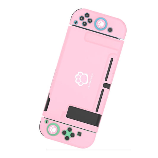 IINE L373 Plastic Shell + Split Protective Cover + Rocker Cap For Nintendo Switch(Full Pink Set) - Cases by IINE | Online Shopping UK | buy2fix