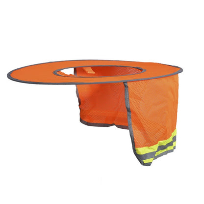 Construction Site Outdoor Construction Foldable Reflective Safety Sun Hat, Size: One Size(Fluorescent Orange) - Workplace Safety Supplies by buy2fix | Online Shopping UK | buy2fix