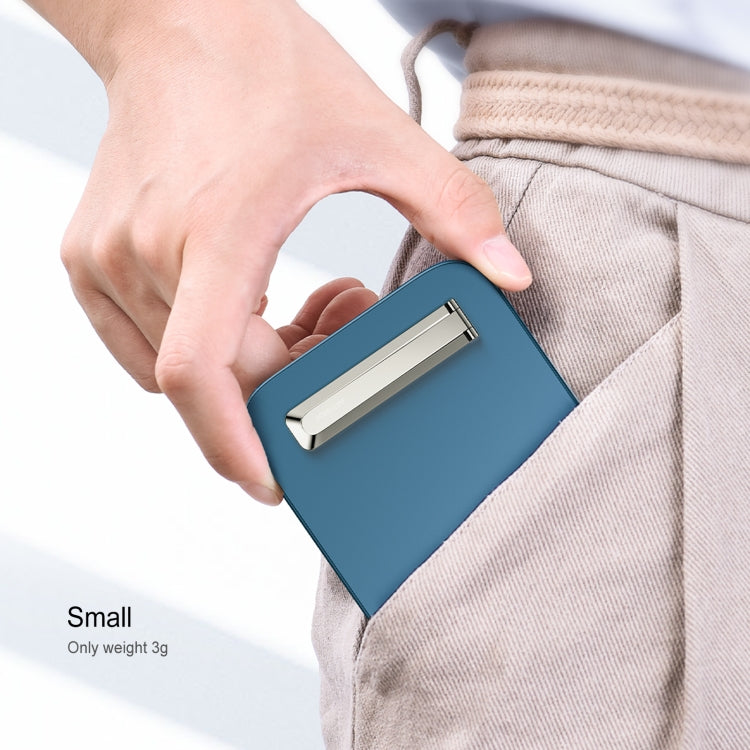 Oatsbasf 03654 Mini Mobile Phone Holder Back Sticker Portable Folding Desktop Multifunctional Magnetic Stand(Grey) - Hand-Sticking Bracket by Oatsbasf | Online Shopping UK | buy2fix