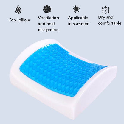 Office Waist Cushion Car Pillow With Pillow Core, Style: Gel Type(Suede Royal Blue) - Home & Garden by buy2fix | Online Shopping UK | buy2fix