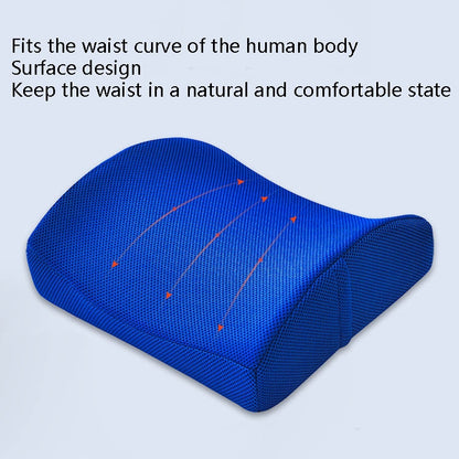 Office Waist Cushion Car Pillow With Pillow Core, Style: Gel Type(Mesh Black) - Home & Garden by buy2fix | Online Shopping UK | buy2fix