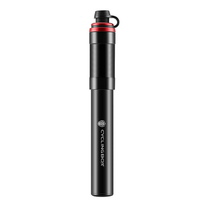 CYCLINGBOX BG-1044 Bicycle Aluminum Portable High Pressure Air Pump Universal Nozzle(Black) - Bicycle Locks & Bicycle Pumps by CYCLINGBOX | Online Shopping UK | buy2fix