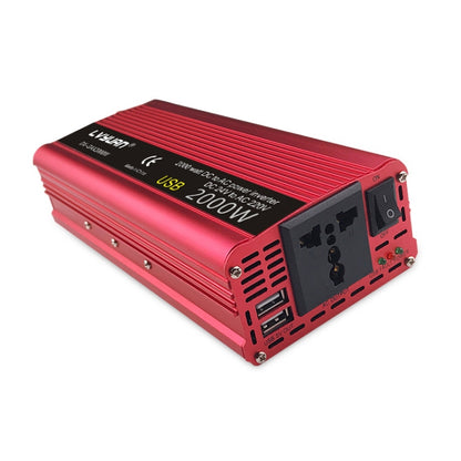 LVYUAN Car Inverter Dual USB Power Converter, Specification: 24V to 220V 2000W - In Car by LVYUAN | Online Shopping UK | buy2fix