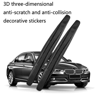 4 Pairs Car Front Rear Bumper Anti-Collision And Anti-Scratch Strips Body Scratch Decoration Stickers, Color: Gray - In Car by buy2fix | Online Shopping UK | buy2fix