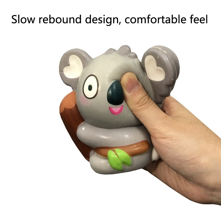 2 PCS TTPU1209 Color Printing Koala Slow Rebound Decompression Toy(Orange) - Squeeze Toys by buy2fix | Online Shopping UK | buy2fix