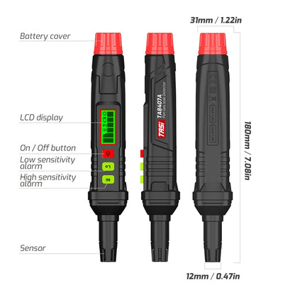 TASI TA8407A Carbon Monoxide Flammable Gas Detector Tester Pen - Consumer Electronics by TASI | Online Shopping UK | buy2fix