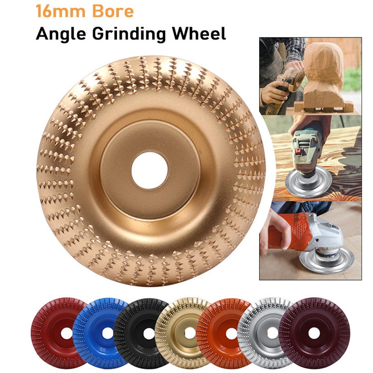 Woodworking Sanding Plastic Stab Discs Hard Round Grinding Wheels For Angle Grinders, Specification: 100mm Rose Gold Curved - Abrasive Tools & Accessories by buy2fix | Online Shopping UK | buy2fix