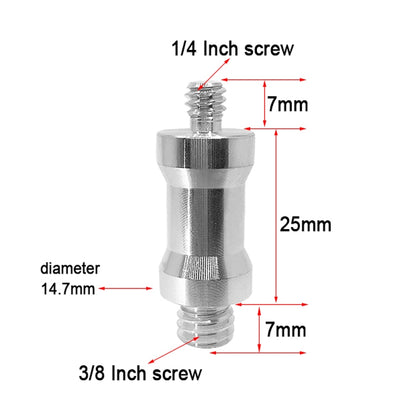 10 PCS Screw Adapter 1/4 Male to 3/8 Male Screw - Camera Accessories by buy2fix | Online Shopping UK | buy2fix