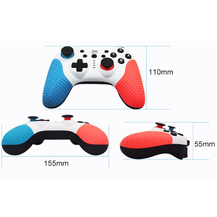 SW510 Wireless Bluetooth Controller With Vibration For Switch Pro(Red Blue) - Gamepads by buy2fix | Online Shopping UK | buy2fix