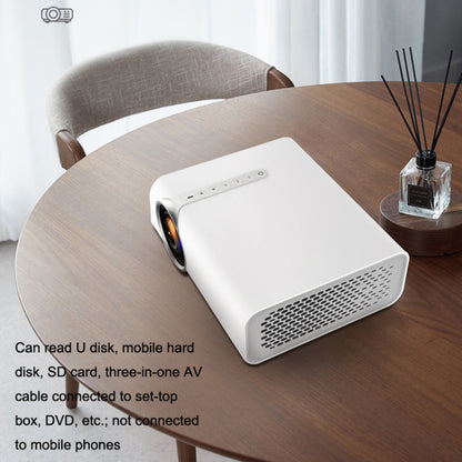 YG530 Home LED Small HD 1080P Projector, Specification: AU Plug(White) - Consumer Electronics by buy2fix | Online Shopping UK | buy2fix