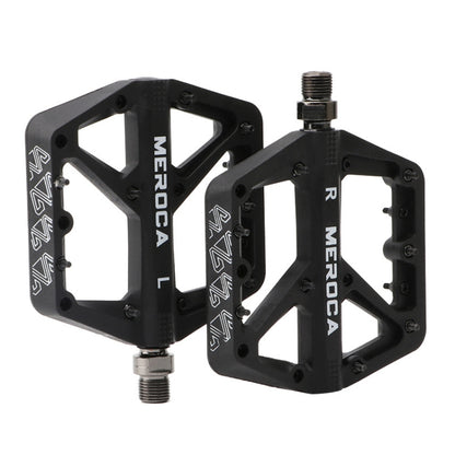 MEROCA Mountain Bike Nylon Pedal(Black) - Pedals by MEROCA | Online Shopping UK | buy2fix