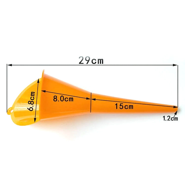 10 PCS Car Hands-Free Plastic Refueling Funnel(Orange) - Engine Repair Tools by buy2fix | Online Shopping UK | buy2fix