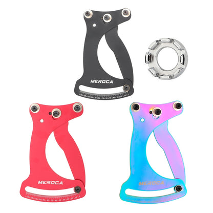 MEROCA Bicycle Ring Calibration Tool Spoke Tension Tube Wheel Set Steel Wire, Color: Colorful+Wrench - Outdoor & Sports by MEROCA | Online Shopping UK | buy2fix