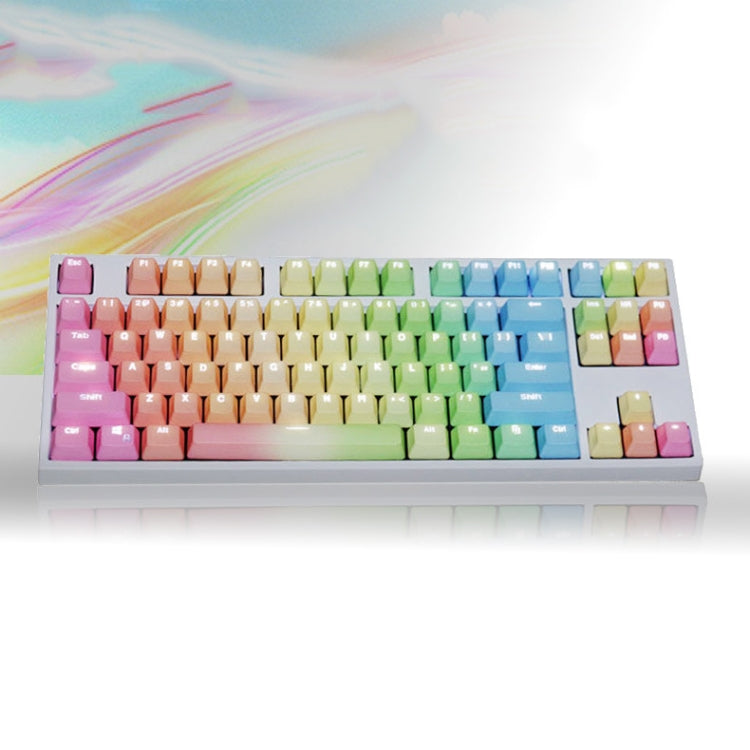 104 Keys Light-transmitting Dip-dyed Keycaps(Rainbow Dip) - Other by buy2fix | Online Shopping UK | buy2fix