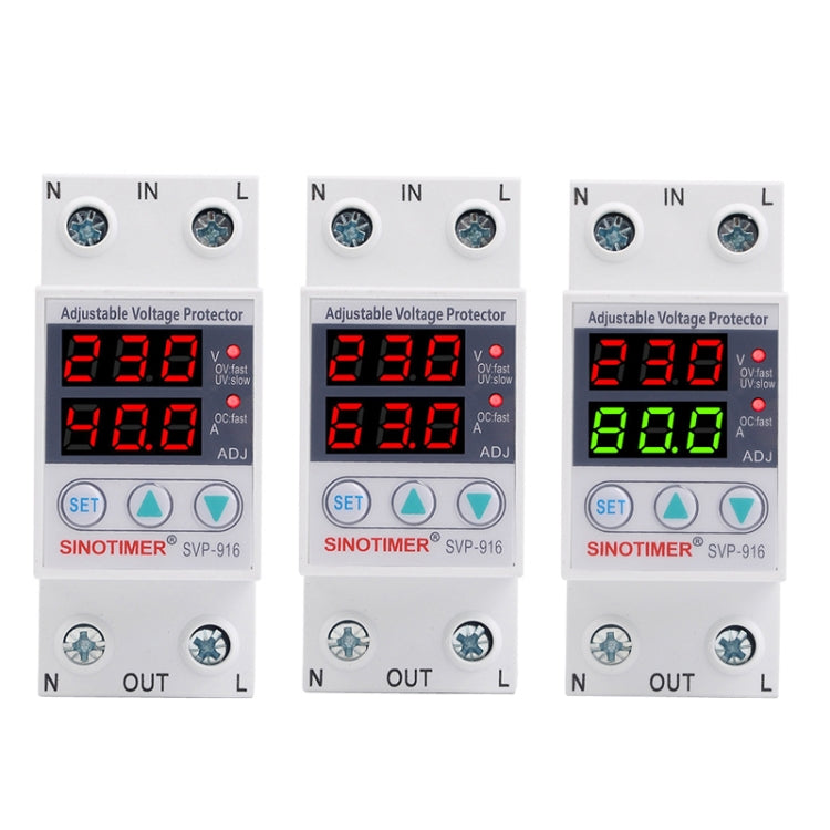 SINOTIMER SVP-916 Adjustable Self-resetting Over-voltage Under-voltage Protector, Current: 80A - Consumer Electronics by SINOTIMER | Online Shopping UK | buy2fix