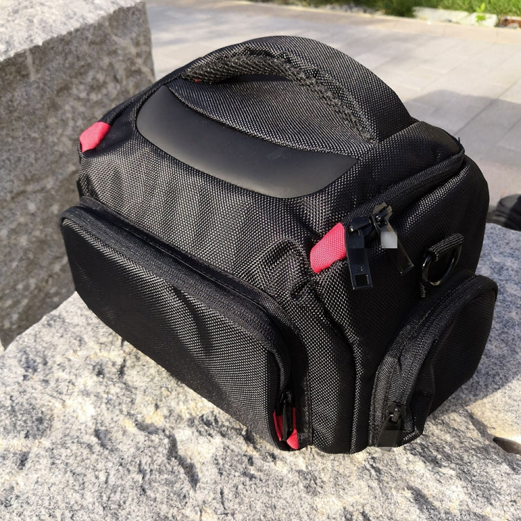 Byk-7895 SLR Camera Waterproof Shoulder Diagonal Bag, Size: M: 30 x 17 x 22cm(Red) - Camera Accessories by buy2fix | Online Shopping UK | buy2fix