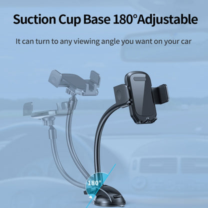 L005L+M013 Car Suction Cup Phone Holder(Blue) - In Car by buy2fix | Online Shopping UK | buy2fix