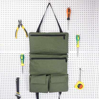 CL189 Car Canvas Tools Bag Portable Electric Worker Hardware Tool Kit(Khaki) - Storage Bags & Boxes by buy2fix | Online Shopping UK | buy2fix