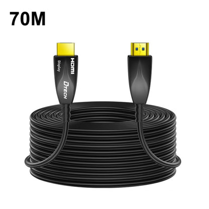 DTECH HDMI 2.0 Version Fiber Optical Line 4K 60Hz Large Screen TV Engineering Wiring, Length: 70m - Cable by DTECH | Online Shopping UK | buy2fix