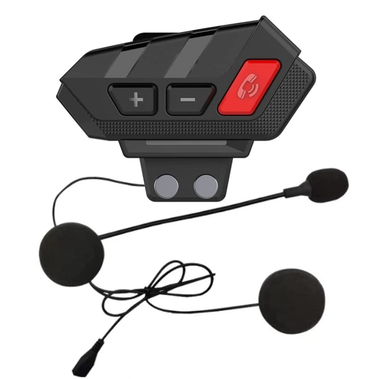 S21 Riding Helmet Bluetooth Intercom Headset, Specification: With USB Cable(Black) - Motorcycle Walkie Talkie by buy2fix | Online Shopping UK | buy2fix