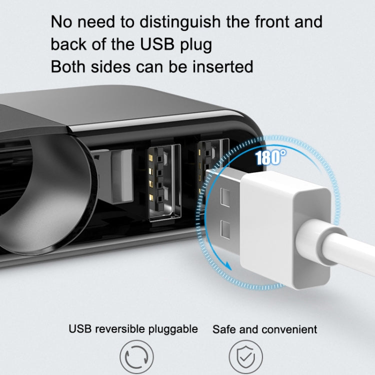 SHUNWEI Car Cigarette Lighter Charger 12/24V USB Converts Socket, Style: 2 Holes Single USB - Car Charger by SHUNWEI | Online Shopping UK | buy2fix