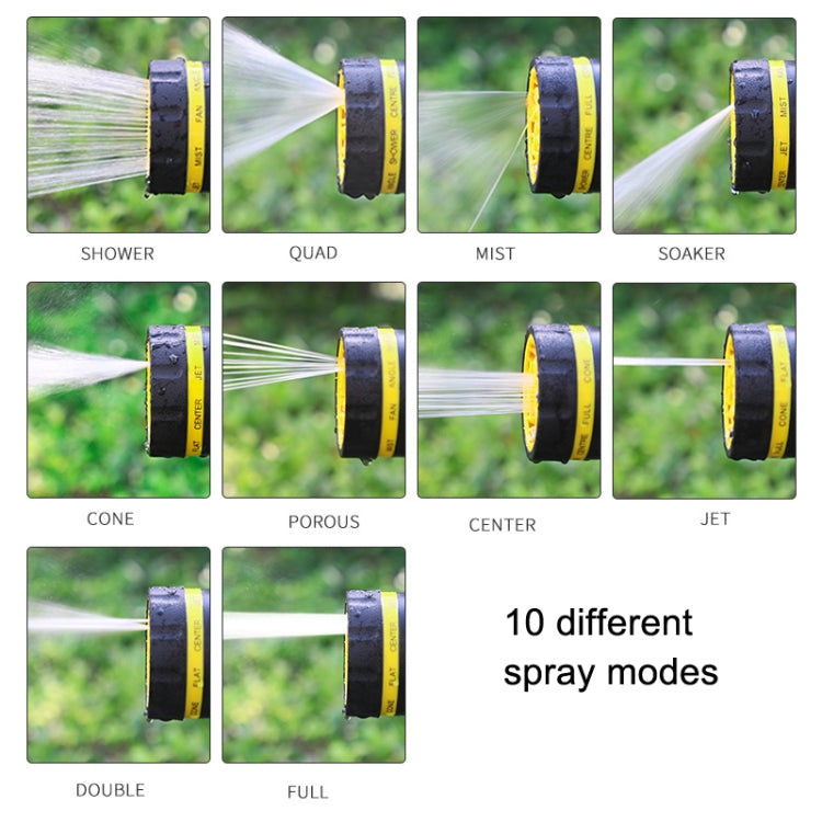 10 Functional Watering Sprinkler Head Household Water Pipe, Style: D6+4 Connector+50m 4-point Tube - Home & Garden by buy2fix | Online Shopping UK | buy2fix