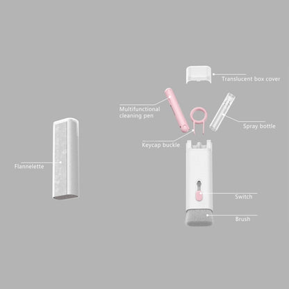 2 PCS Bluetooth Earphone Multi-function Cleaning Pen(White) - Apple Accessories by buy2fix | Online Shopping UK | buy2fix