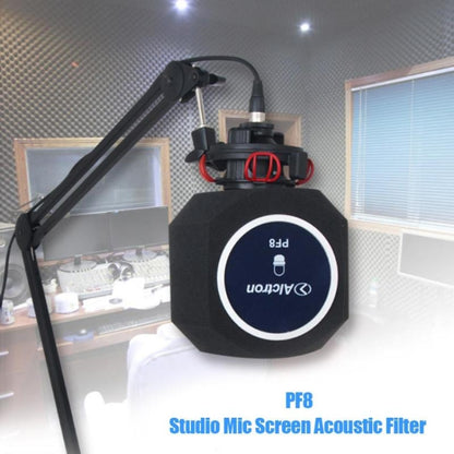 Alctron PF8 Studio Mic Screen Acoustic Filter Recording Microphone Noise Reduction Wind Screen - Consumer Electronics by buy2fix | Online Shopping UK | buy2fix