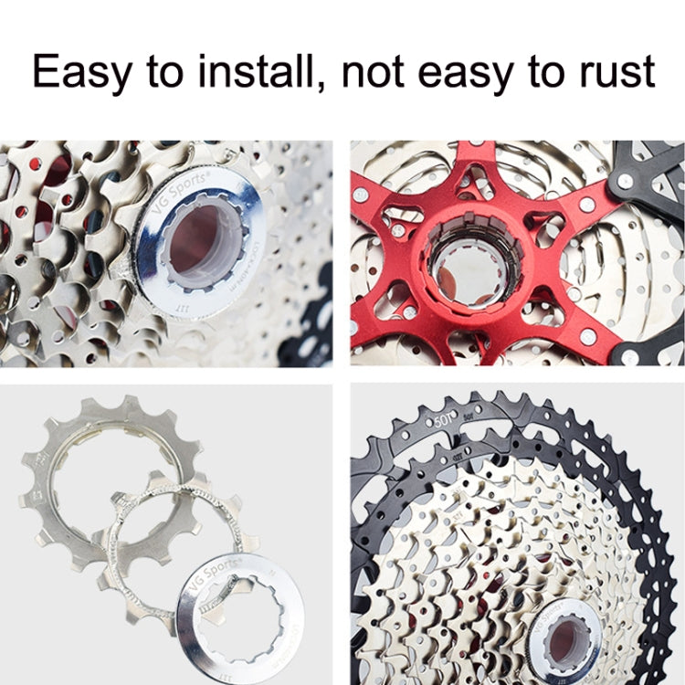 VG Sports Split Mountain Bike Lightweight Cassette Flywheel, Style: 12 Speed 50T (Silver) - Outdoor & Sports by VG Sports | Online Shopping UK | buy2fix