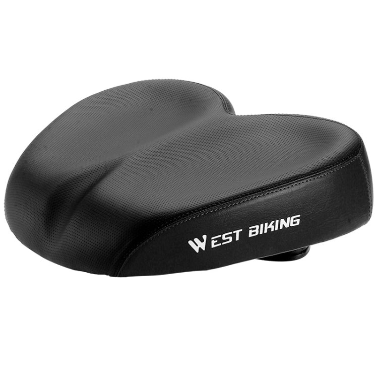 WEST BIKING Bicycle Widened And Comfortable Shock Absorbing Saddle(Black) - Outdoor & Sports by WEST BIKING | Online Shopping UK | buy2fix