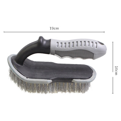 3 PCS Car Tire Brush Carpet Foot Pad Brush, Style: DM-093 Large U-shaped Brush - In Car by buy2fix | Online Shopping UK | buy2fix