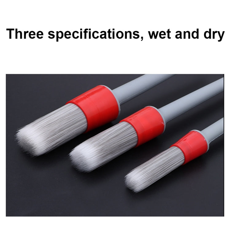 QZZS-82 Solid Sharpened Wire Automotive Detail Cleaning Brush(3 In 1) - In Car by buy2fix | Online Shopping UK | buy2fix