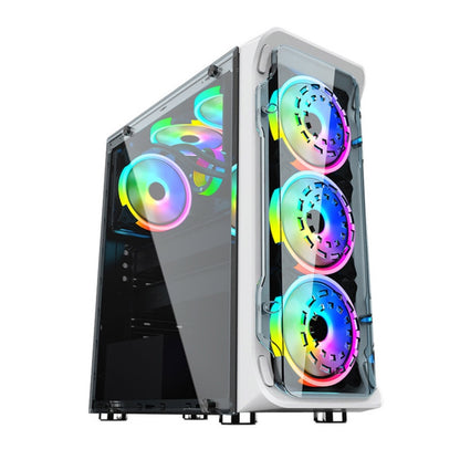 Computer CPU RGB luminous Radiator 4 Fans+Remote Control - Computer & Networking by buy2fix | Online Shopping UK | buy2fix