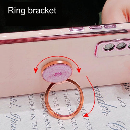 3 PCS Epoxy Constellation Mobile Phone Ring Holder Ring Buckle(Lilac Purple) - Ring Holder by buy2fix | Online Shopping UK | buy2fix