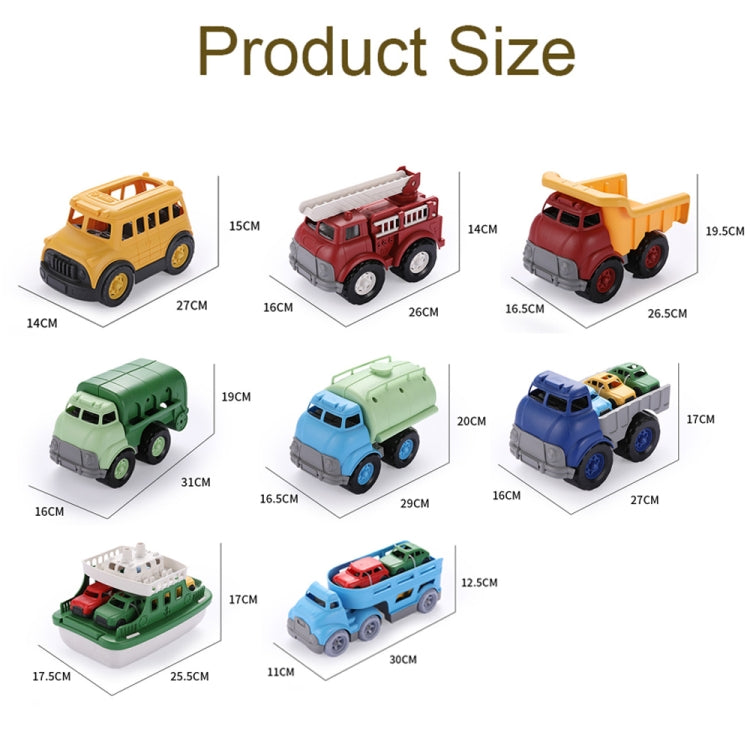 Children Simulation Engineering Fire Truck Puzzle Model Car, Spec: Transport Boat - Model Toys by buy2fix | Online Shopping UK | buy2fix