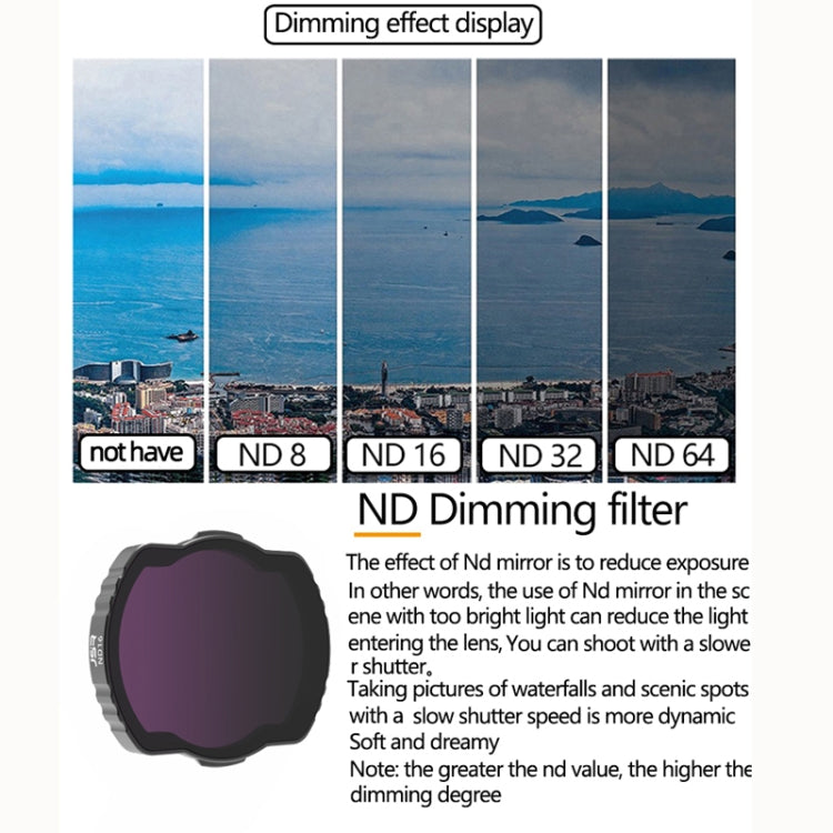 JSR  Adjustable Filter For DJI Avata,Style: ND64PL - Lens Filter by JSR | Online Shopping UK | buy2fix