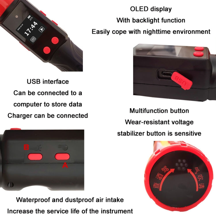 Air Blow Alcohol Tester Alcohol Concentration Test Stick - In Car by buy2fix | Online Shopping UK | buy2fix